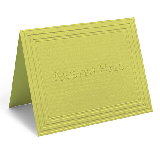 California Classic Frame Folded Citrus Note Cards - Embossed